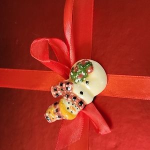 Snowman Pin